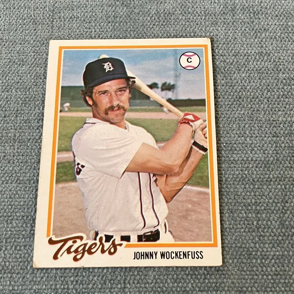 1978 Topps Detroit Tigers Baseball Card Trading Card